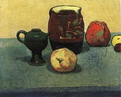 Emile Bernard Earthenware Pot and Apples Norge oil painting art